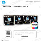 Juego de toner HP 126A CYMK CP1020, CP1025nw, M175nw Original