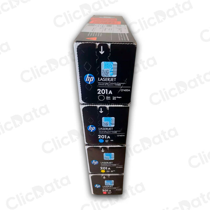 Juego de toner HP 201A Negro y Colores M274n, M277dw Original