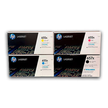 Juego de toner HP 655A Negro y Colores M681dh, M682z Original