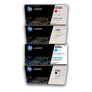 Juego de toner HP 656X Negro y Colores M653x, M653dn Original