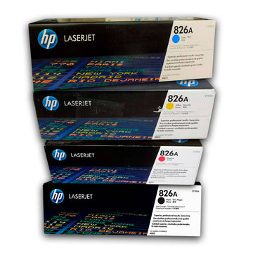 Juego de toner HP 826A Negro y Colores M855xh, M855x Original