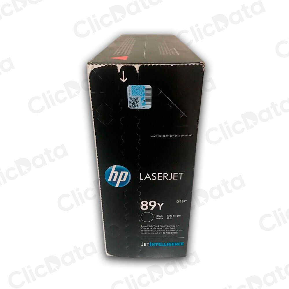 Toner Hp 89Y Negro Cf289Y 20,000 Pág. M507, M528 Original