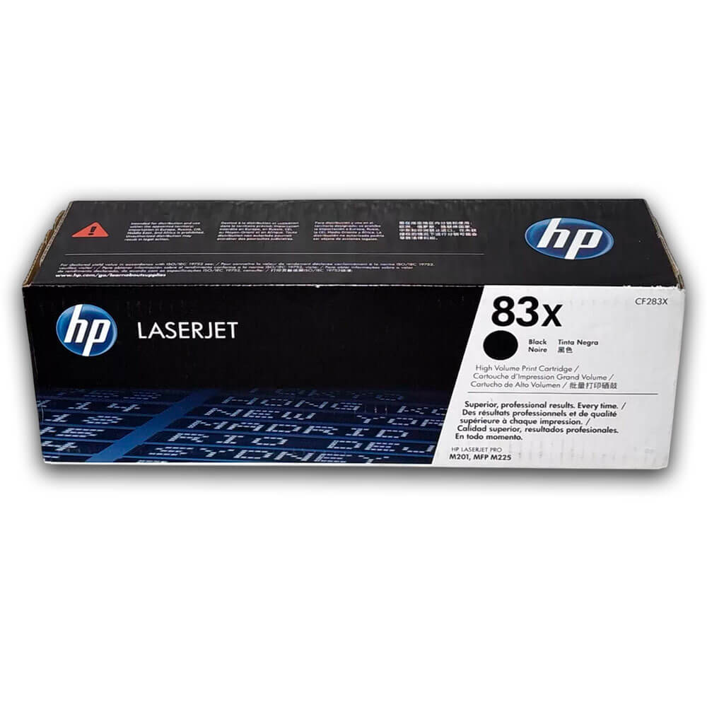 Toner Hp 83X Negro CF283X 2.200 Pág.MFP M225, M201 Original