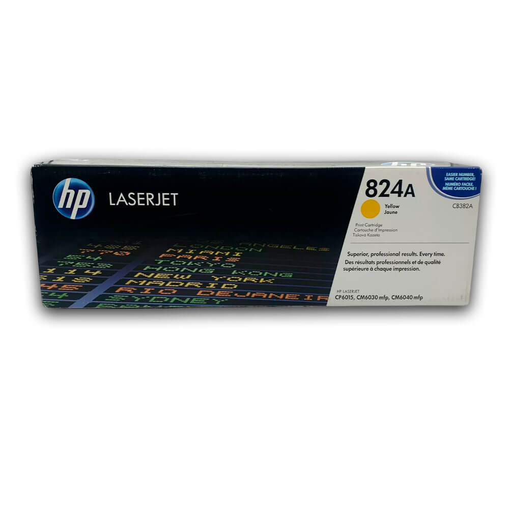 Toner Hp 824A Yellow Cb382A 21,000 Pág. CP6015x Original