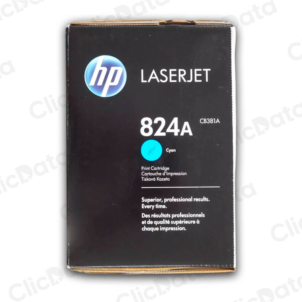 Toner Hp 824A Cyan Cb381A 21,000 Pág. CP6015n Original
