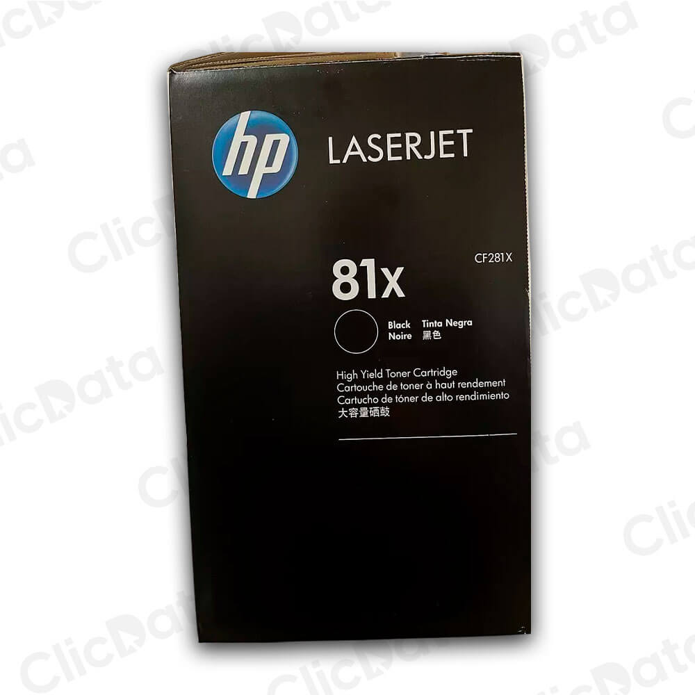 Toner Hp 81X Negro CF281X 25,000 Pág. M632, M605 Original