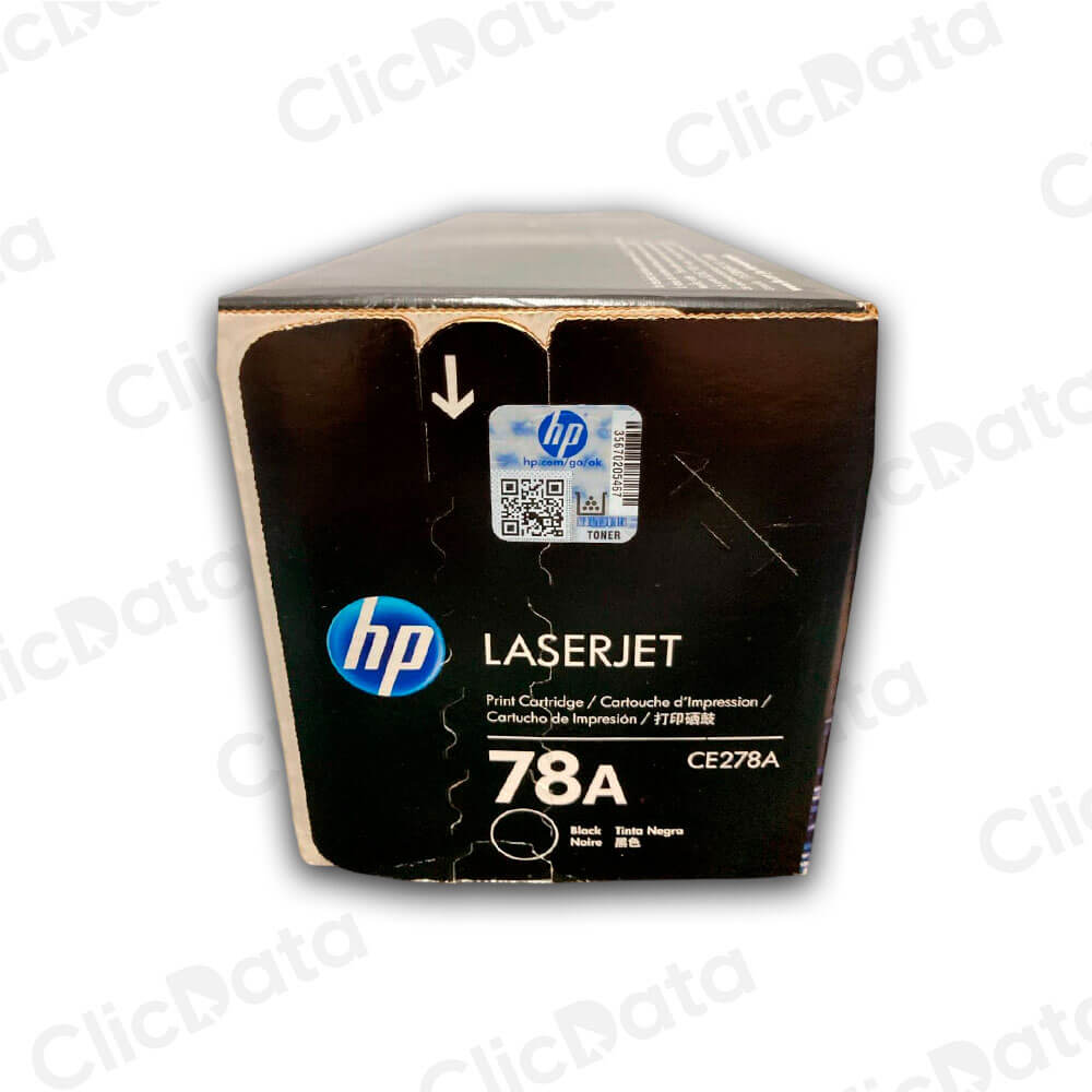 Toner HP 78A Negro CE278A 2,100 Pág. M1536, M1539, P1606 Original