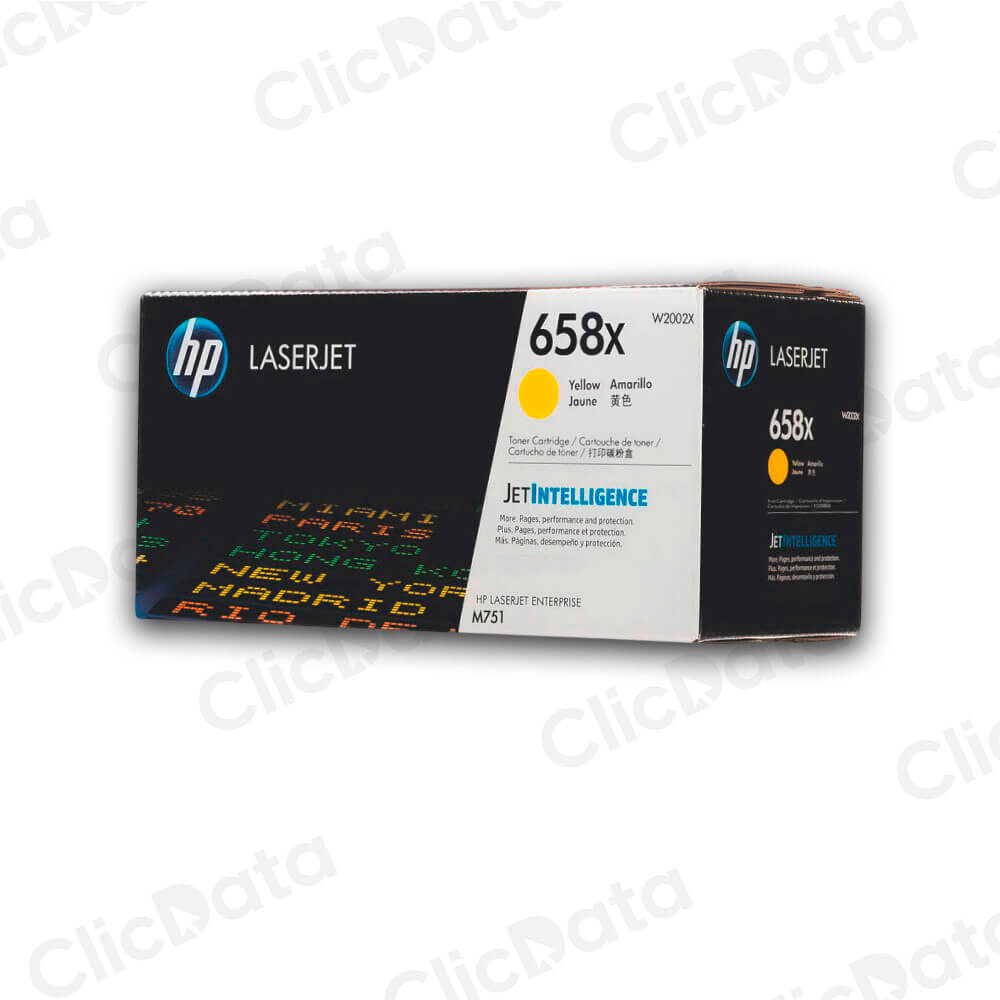 Toner Hp 658X Yellow W2002X 28,000 Pág. M751DN Original