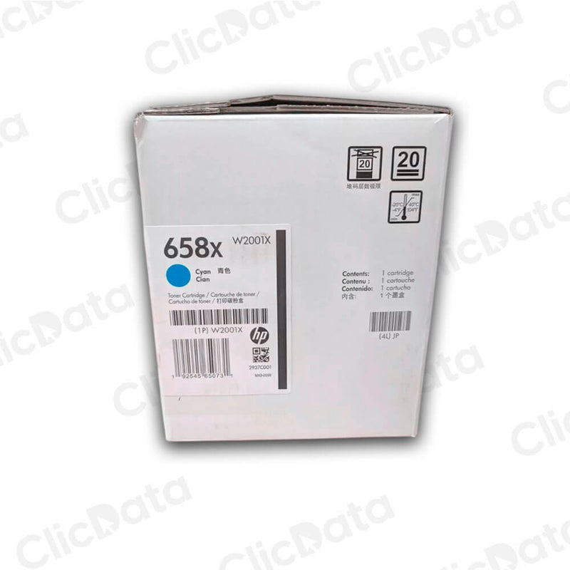 Toner Hp 658X Cyan W2001X 28,000 Pág. M751dn Original