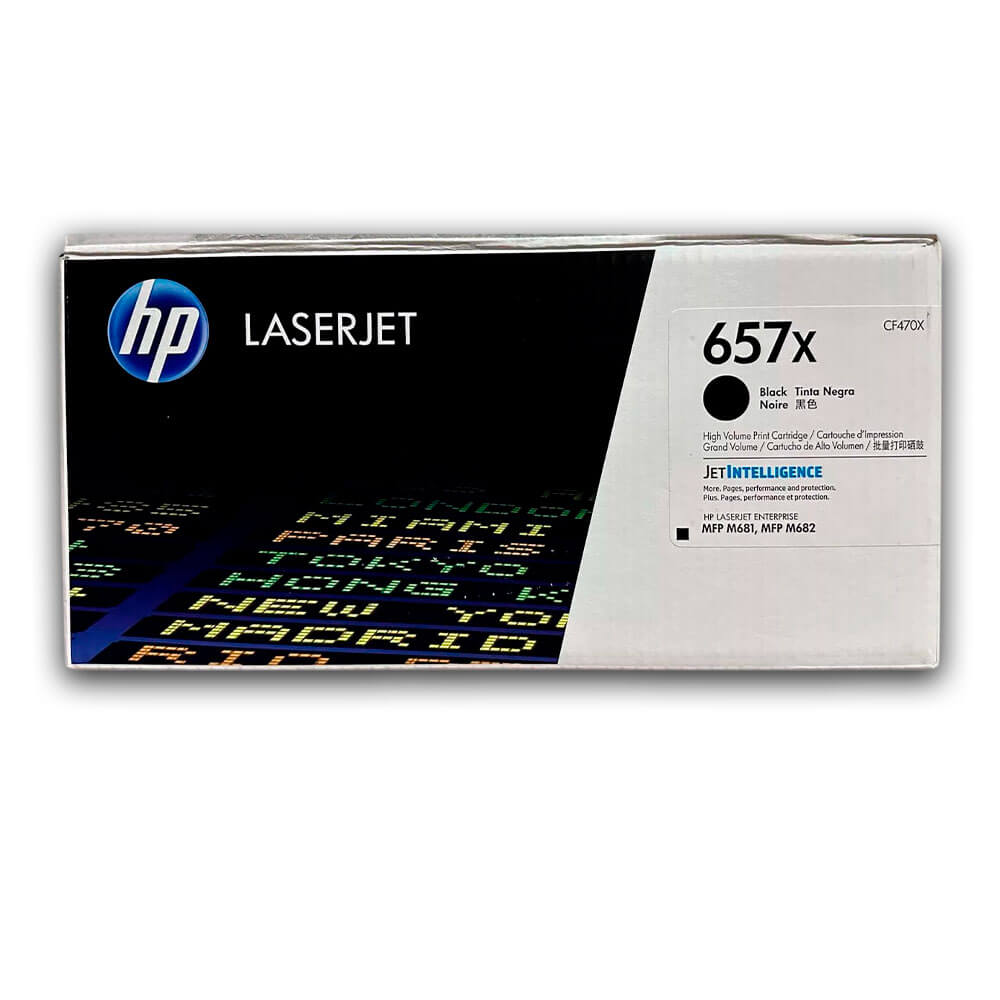 Toner Hp 657X Negro Cf470X 28,000 Pág.M681f, M681z Original