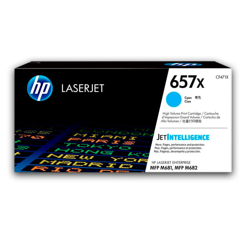 Toner Hp 657X Cyan Cf471X 23,000 Pág. M681f, M681z Original