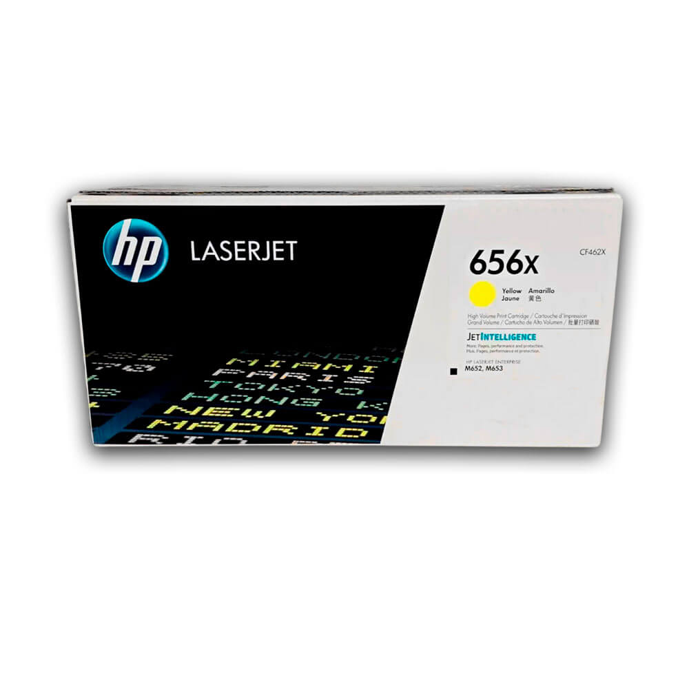 Toner Hp 656X Yellow Cf462X 22,000 Pág. M653dn, M652dn Original