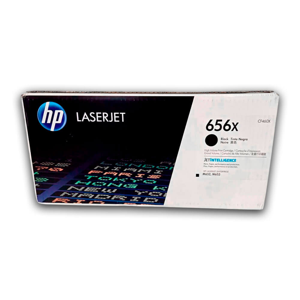 Toner Hp 656X Negro Cf460X 27,000 Pág. M653dn, M652dn Original