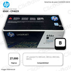 Toner Hp 656X Negro Cf460X 27,000 Pág. M653dn, M652dn Original