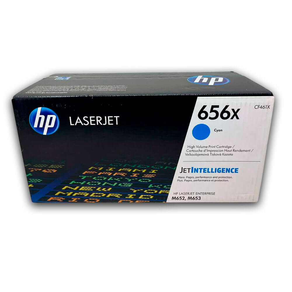 Toner Hp 656X Cyan Cf461X 22,000 Pág. M653x, M652dn Original