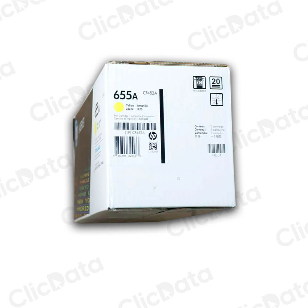 Toner Hp 655A Yellow Cf452A 10.500 Pág. M681dh, M682 Original
