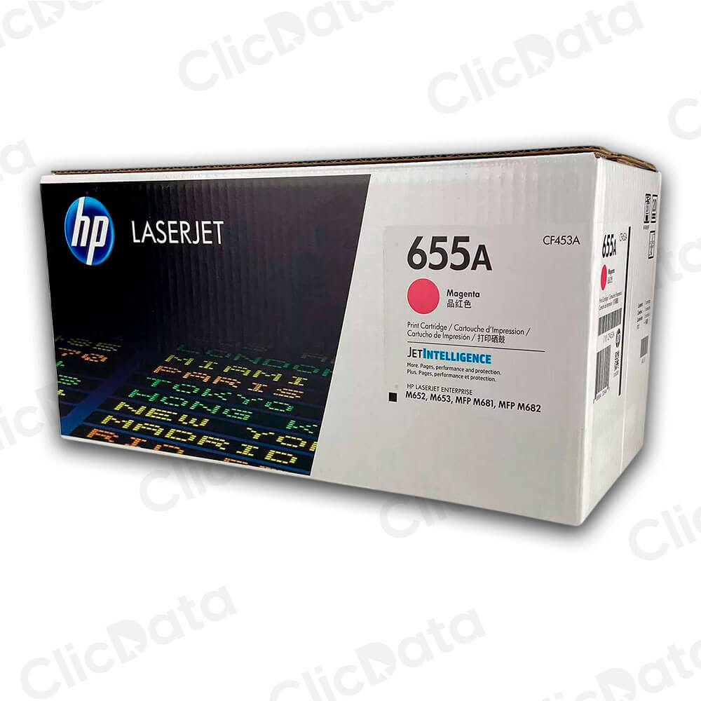 Toner Hp 655A CF453A Magenta 10.500 Páginas M681dh, M682 Original