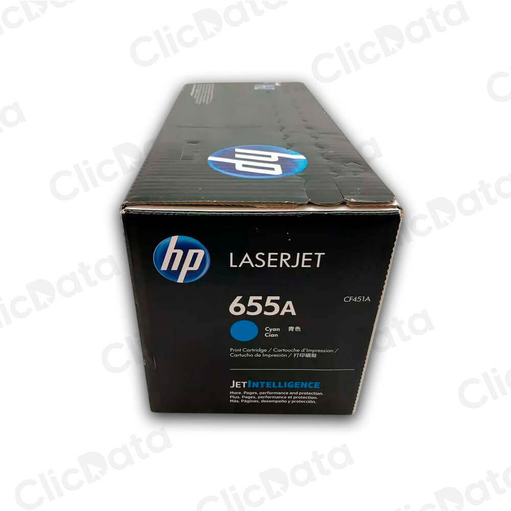 Toner Hp 655A Cyan Cf451A 10.500 Pág. M681dh, M682 Original
