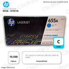 Toner Hp 655A Cyan Cf451A 10.500 Pág. M681dh, M682 Original