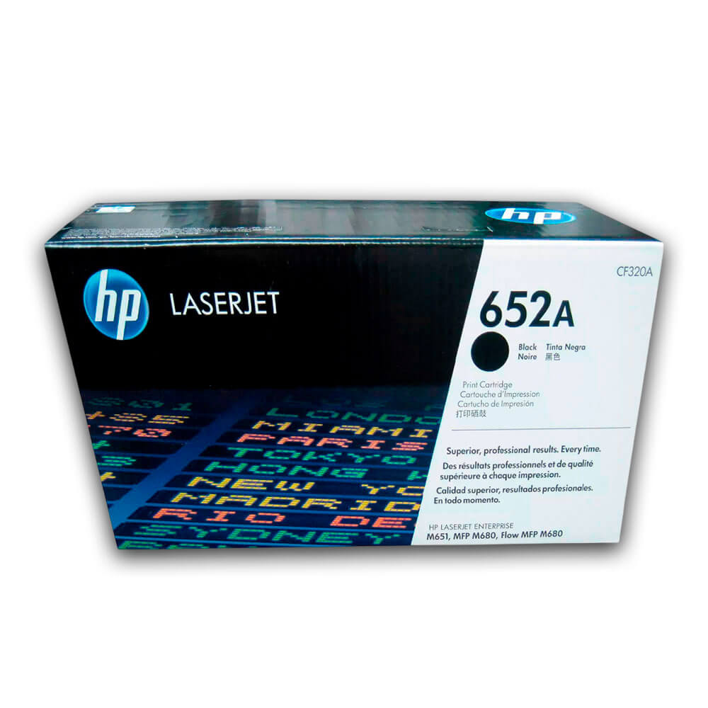 Toner Hp 652A Negro Cf320A 11,500 Pág.M651xh, M680dn Original