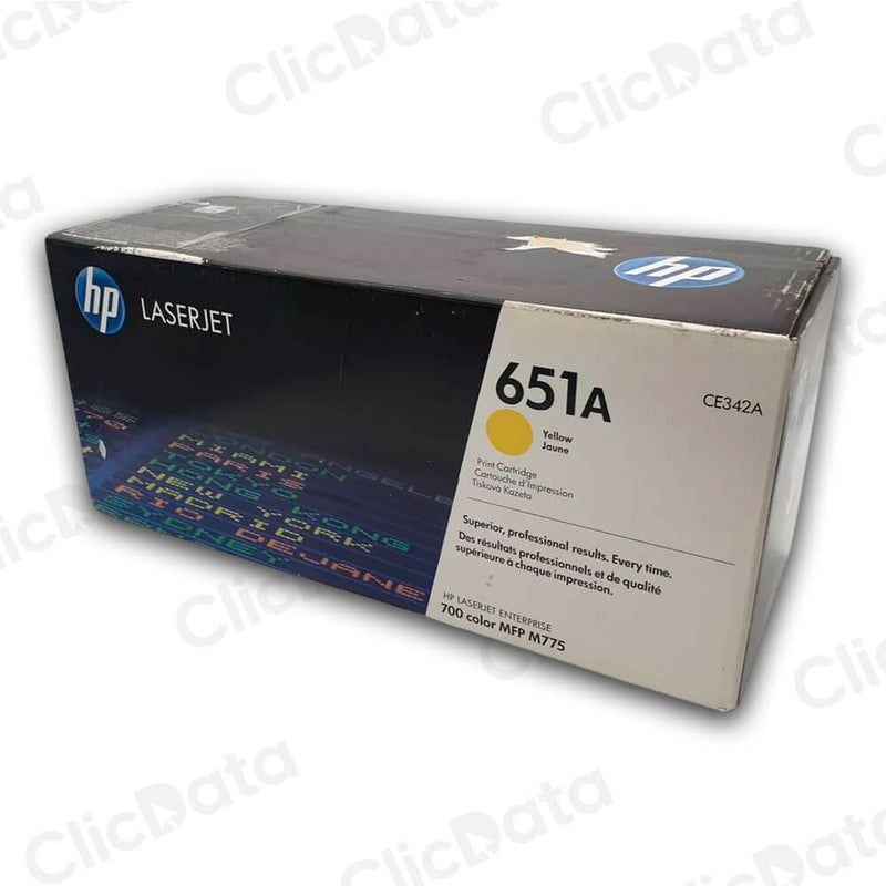 Toner HP 651A CE342A Yellow 16,000 Páginas M775z+ Original