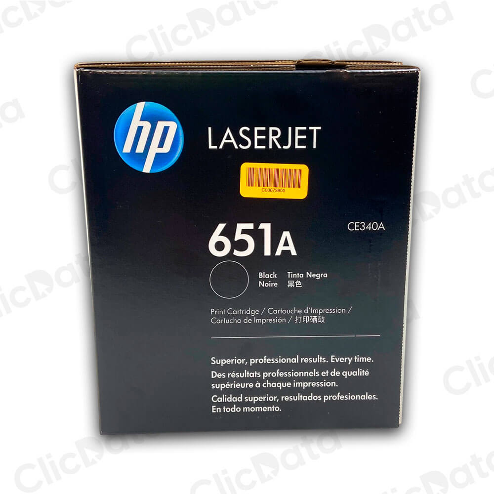 Toner Hp 651A Negro Ce340A 13,500 Pág. M775f, M775dn Original