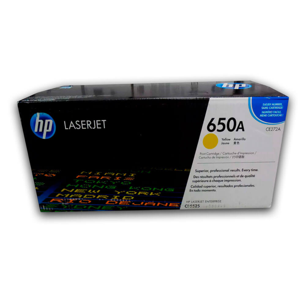 Toner Hp 650A Yellow CE272A 15,000 Pág. M750n Original
