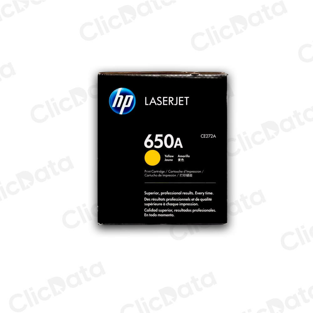 Toner Hp 650A Yellow CE272A 15,000 Pág. M750n Original
