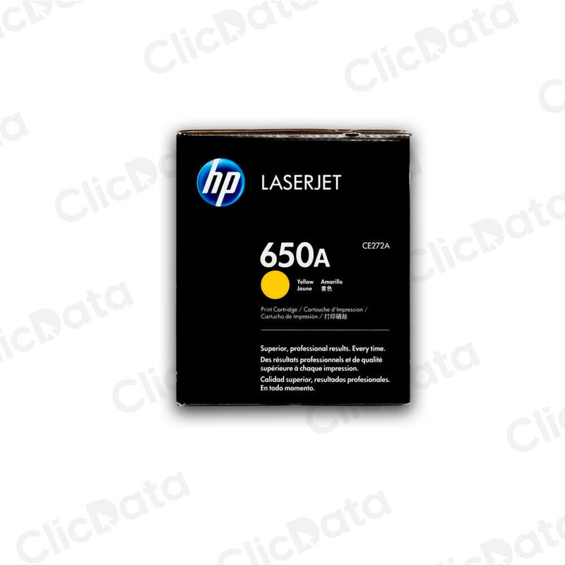 Toner Hp 650A Yellow CE272A 15,000 Pág. M750n Original