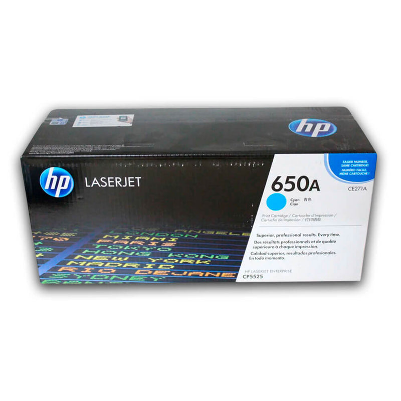 Toner Hp 650A Cyan Ce271A 15,000 Pág. M750n Original