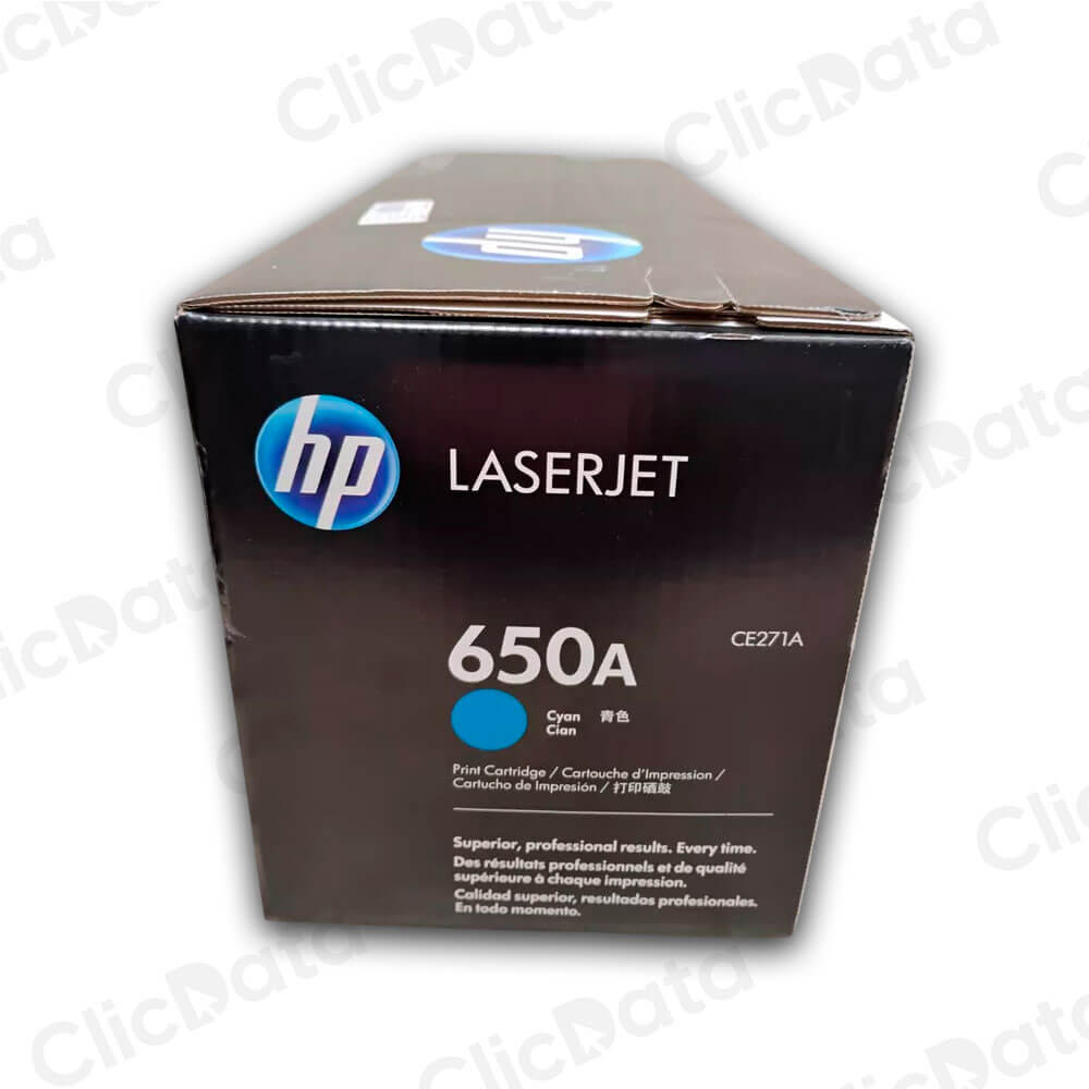 Toner Hp 650A Cyan Ce271A 15,000 Pág. M750n Original