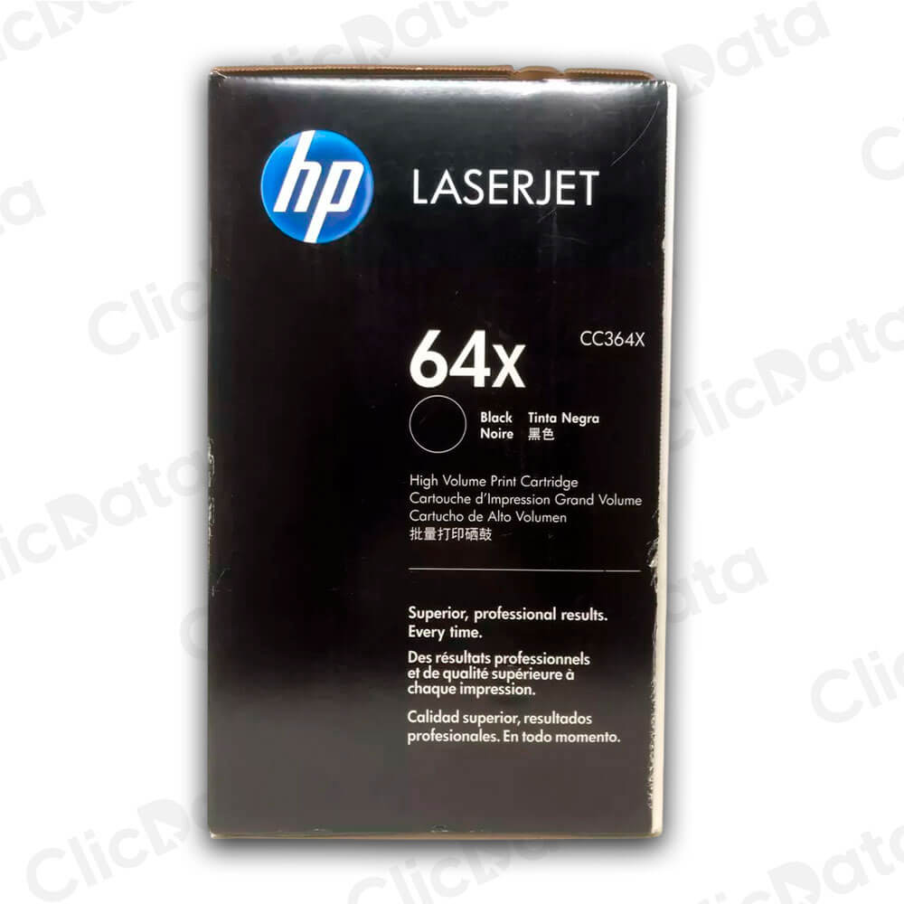 Toner Hp 64X Negro CC364X 24,000 Pág. P4015, P4517 Original