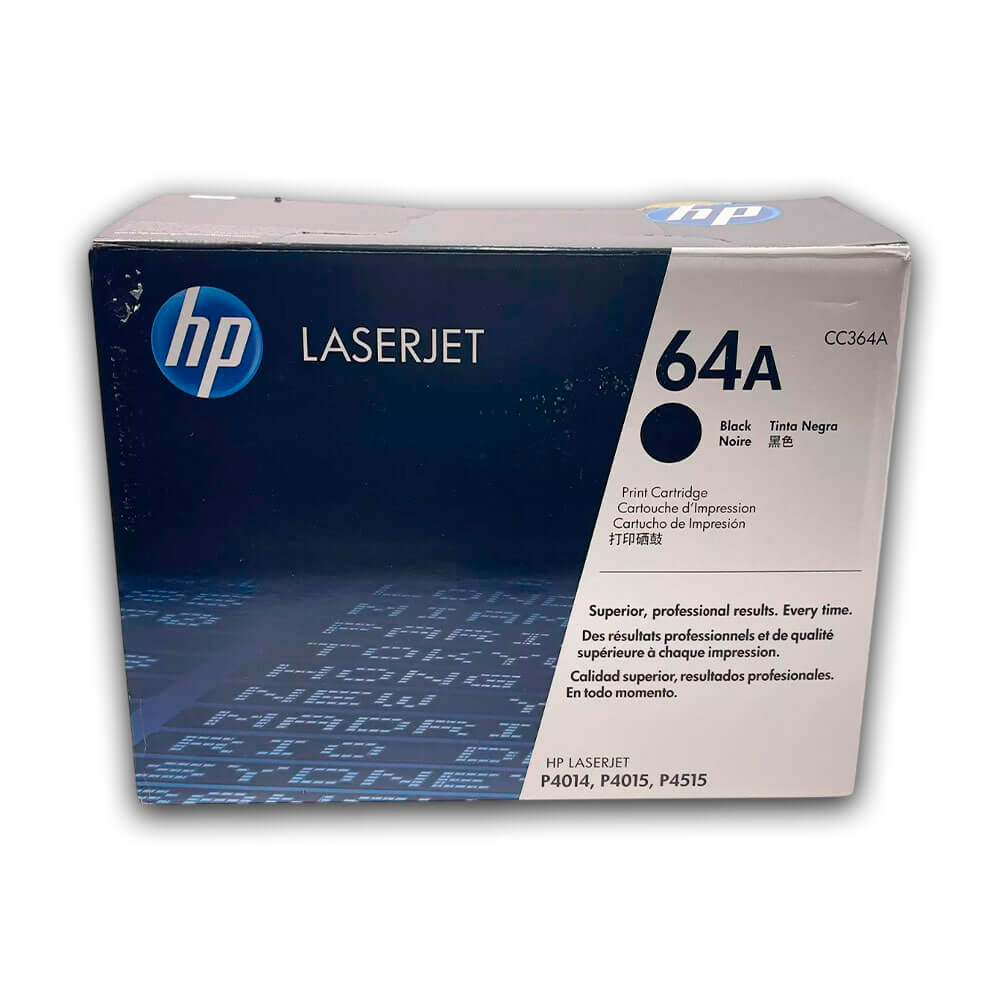 Toner Hp 64A Negro CC364A 10,000 Pág. P4015, P4517 Original