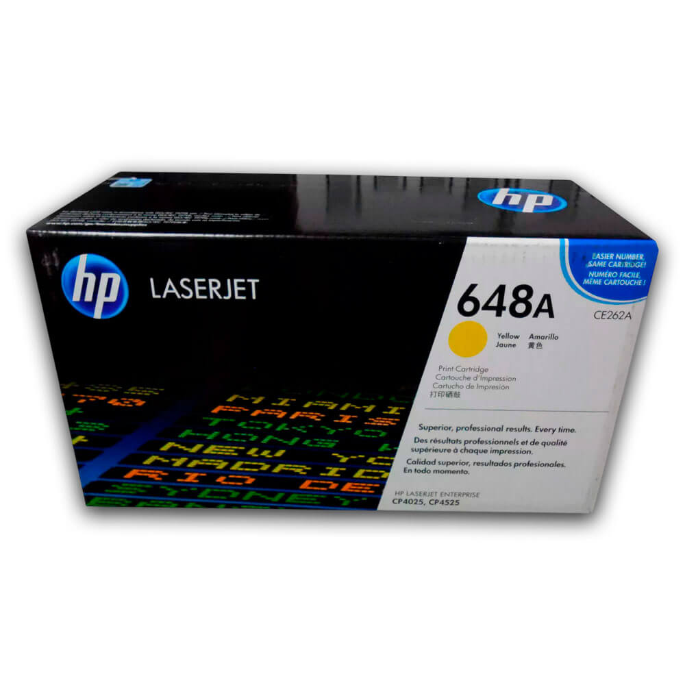 Toner Hp 648A Yellow Ce262A 11,000 Pág. CP4025dn Original