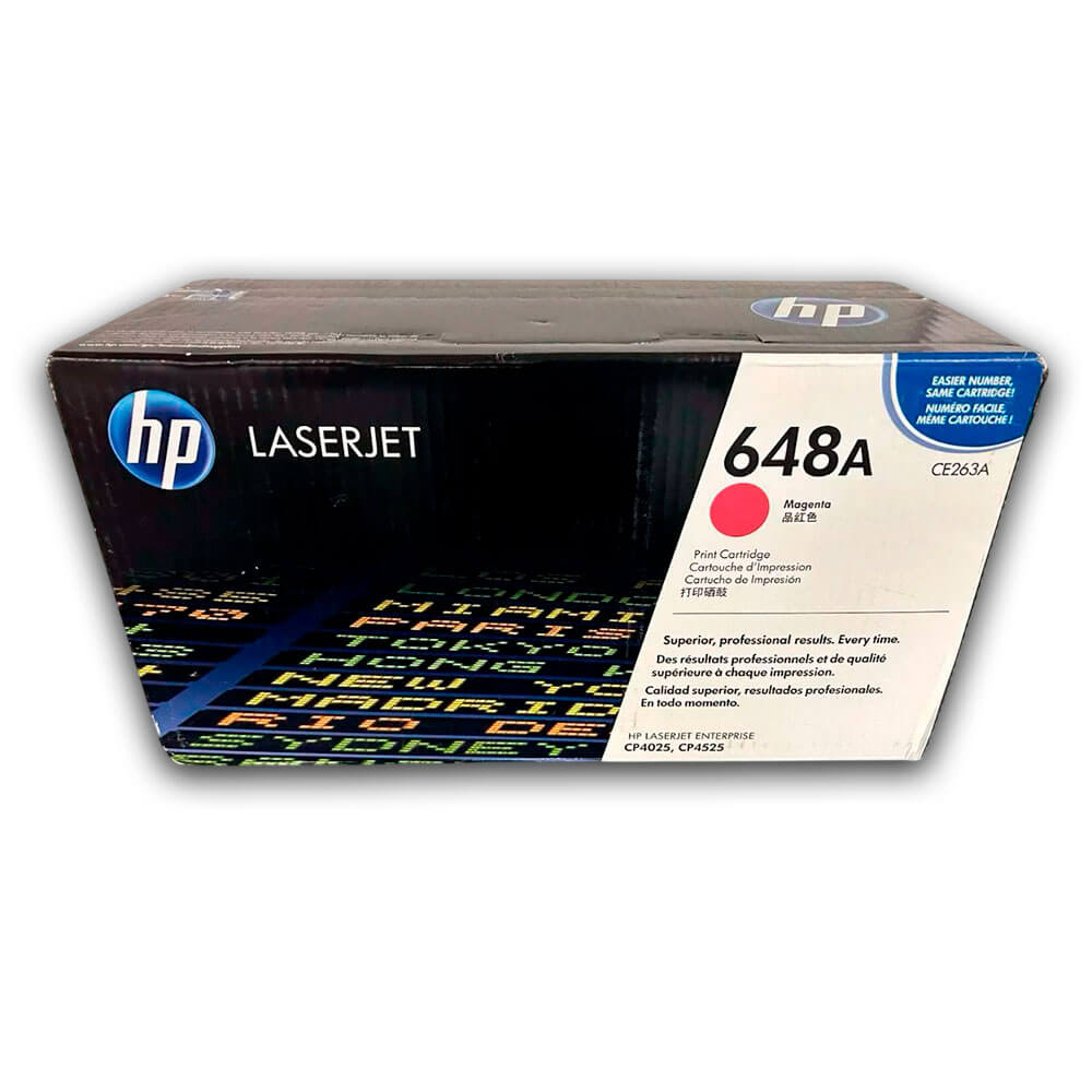 Toner Hp 648A Magenta CE263A 11,000 Pág. CP4525 Original