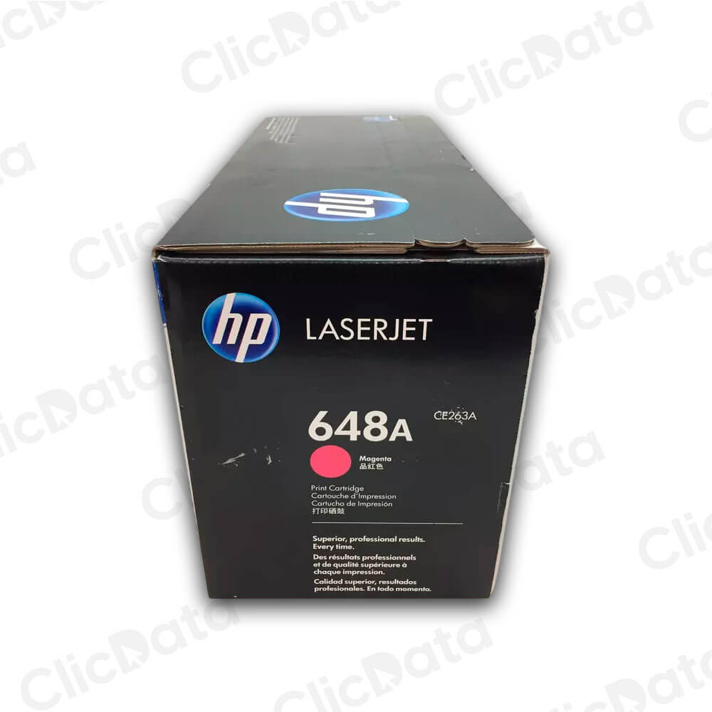 Toner Hp 648A Magenta CE263A 11,000 Pág. CP4525 Original