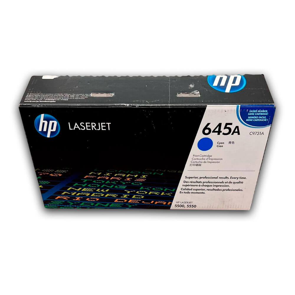 Toner Hp 645A Cyan C9731A 12,000 Pág. 5500dtn Original