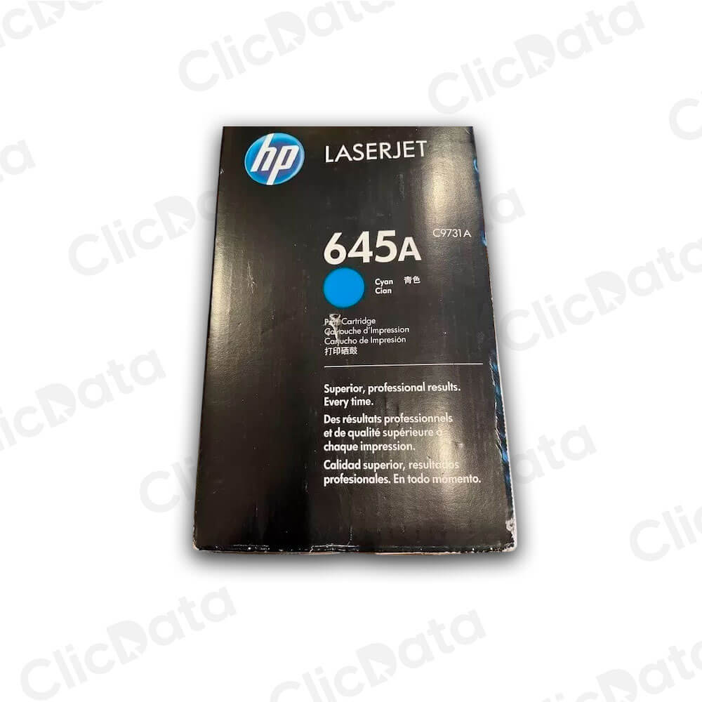 Toner Hp 645A Cyan C9731A 12,000 Pág. 5500dtn Original