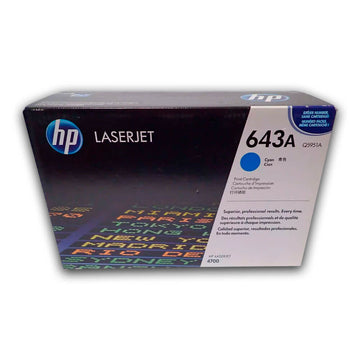 Toner Hp 643A Cyan Q5951A 10,000 Pág. 4700dtn Original