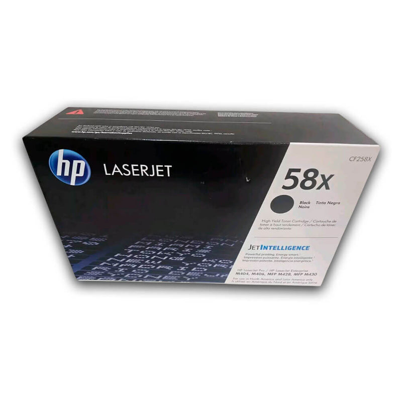 Toner HP 58X Negro CF258X 10,000 Pág. M404, m428fdw Original