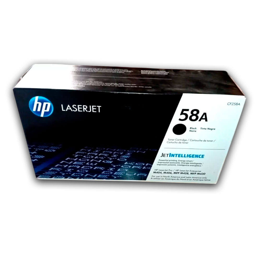 Toner HP 58A Negro CF258A 3,000 Pág. M404, m428fdw Original