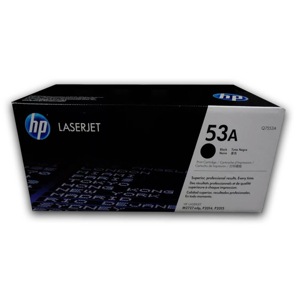 Toner Hp 53A BlacK Q7553A 3,000 Pág. M2525, M2727 Original