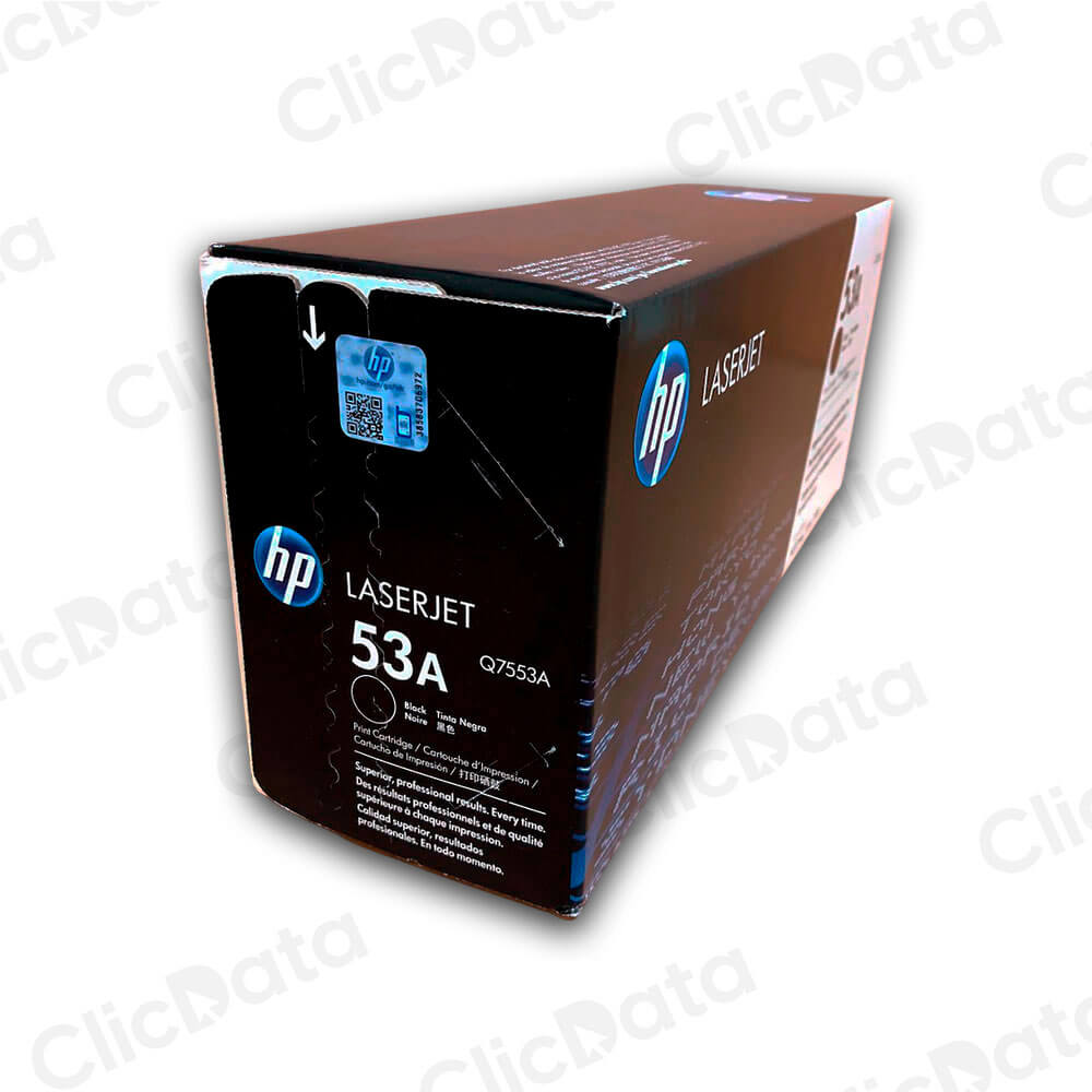 Toner Hp 53A BlacK Q7553A 3,000 Pág. M2525, M2727 Original