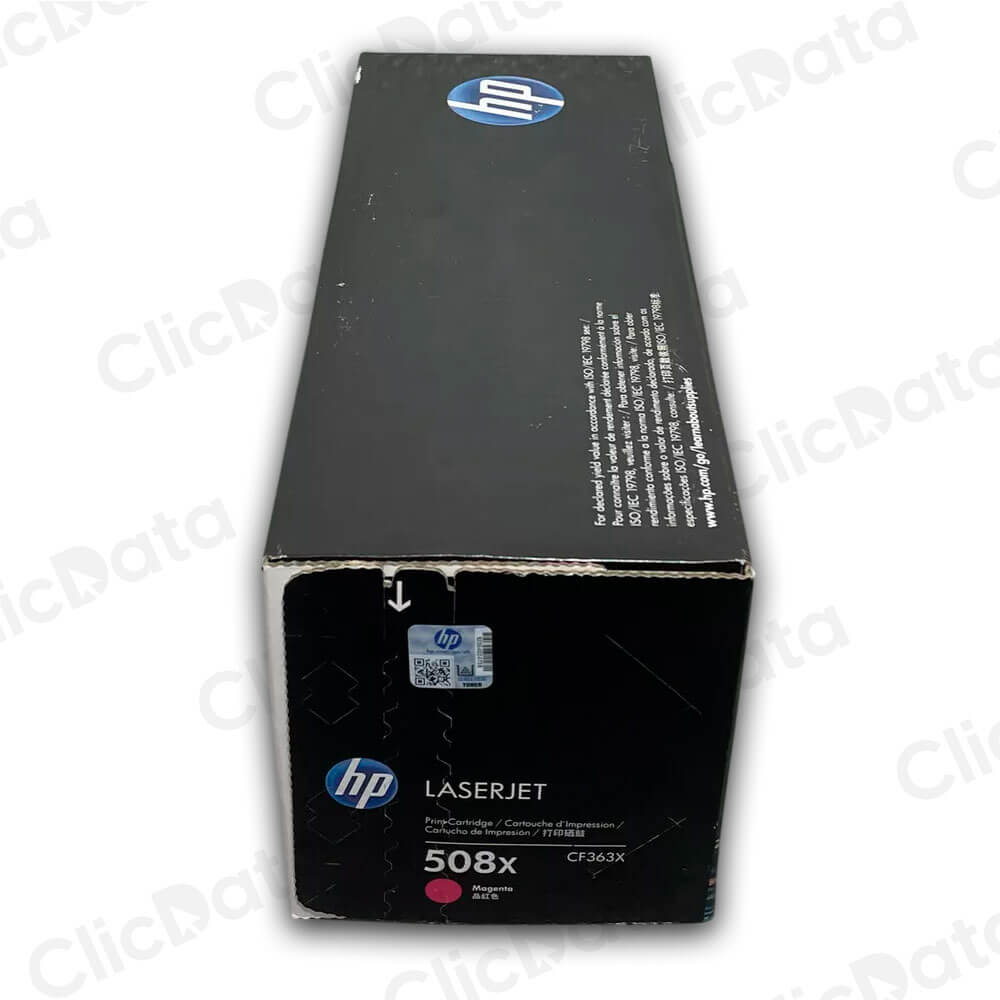 Toner Hp 508X Magenta Cf363X 9,500 Pág. M553dn, M552dn Original