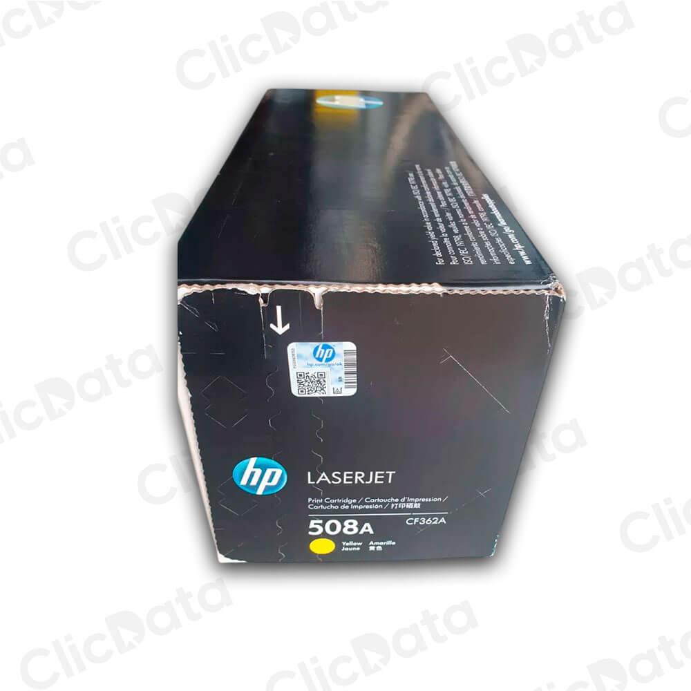Toner HP 508A CF362A Yellow 5,000 Páginas M553n, M577dn Original
