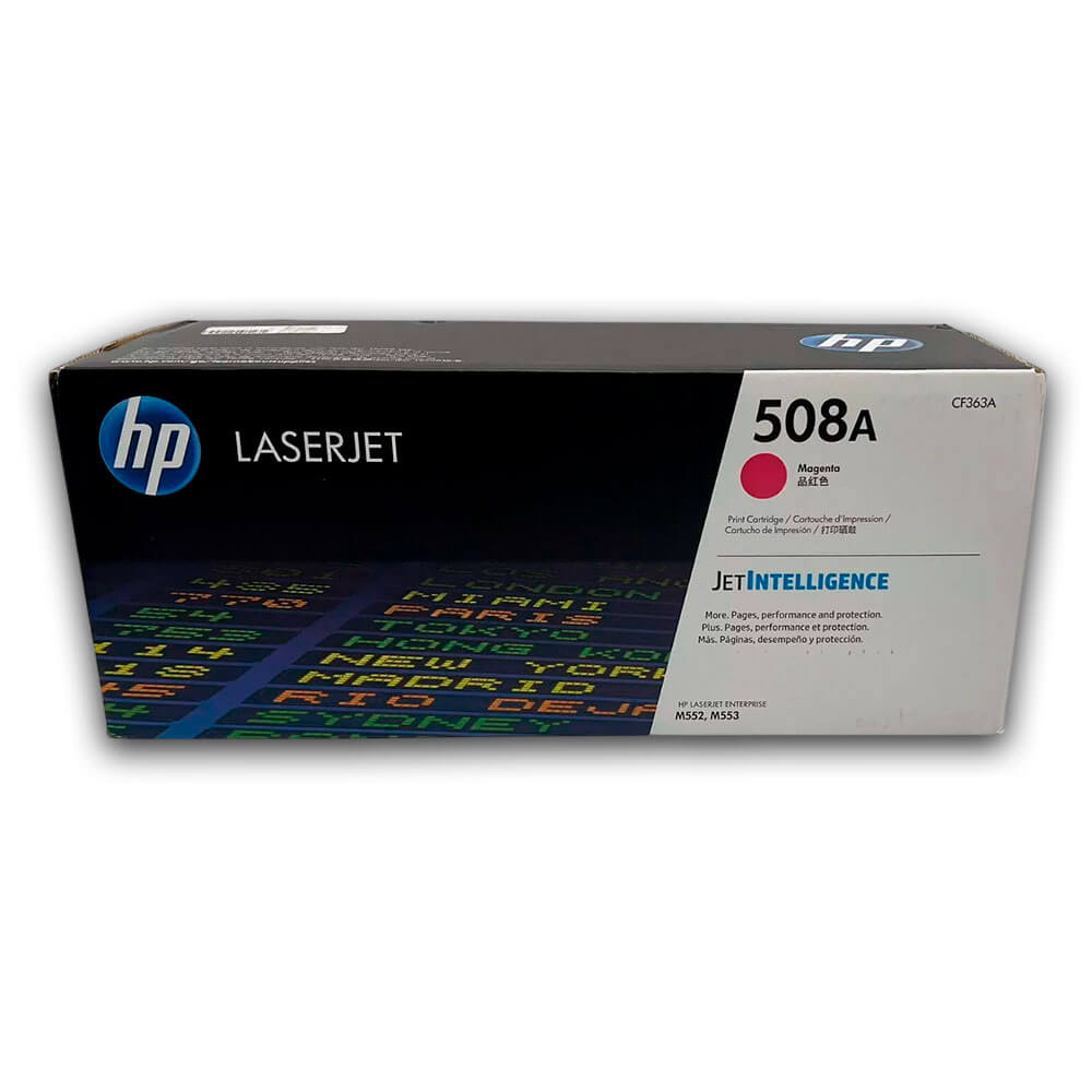 Toner Hp 508A Magenta Cf363A 5,000 Páginas M553n, M577dn Original
