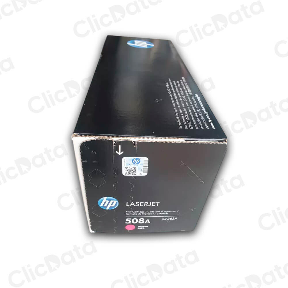 Toner Hp 508A Magenta Cf363A 5,000 Páginas M553n, M577dn Original