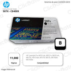 Toner Hp 507X Negro Ce400X 11,000 Pág. M551n, M575dn Original