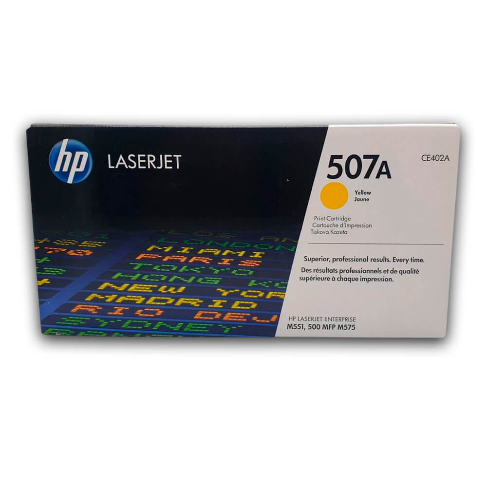 Toner Hp 507A Yellow Ce402A 6,000 Pág. M551n, M575dn Original