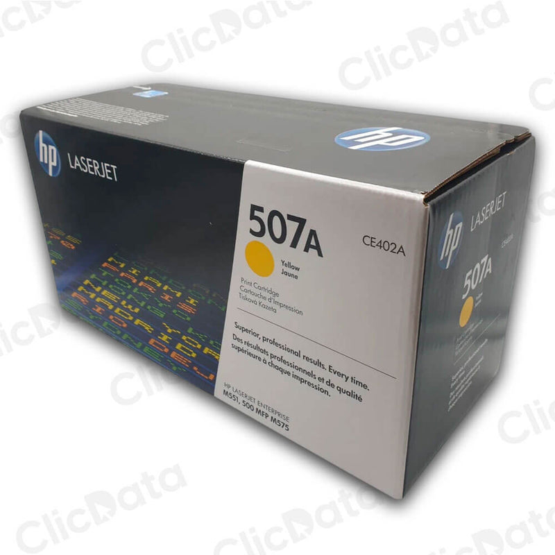 Toner Hp 507A Yellow Ce402A 6,000 Pág. M551n, M575dn Original